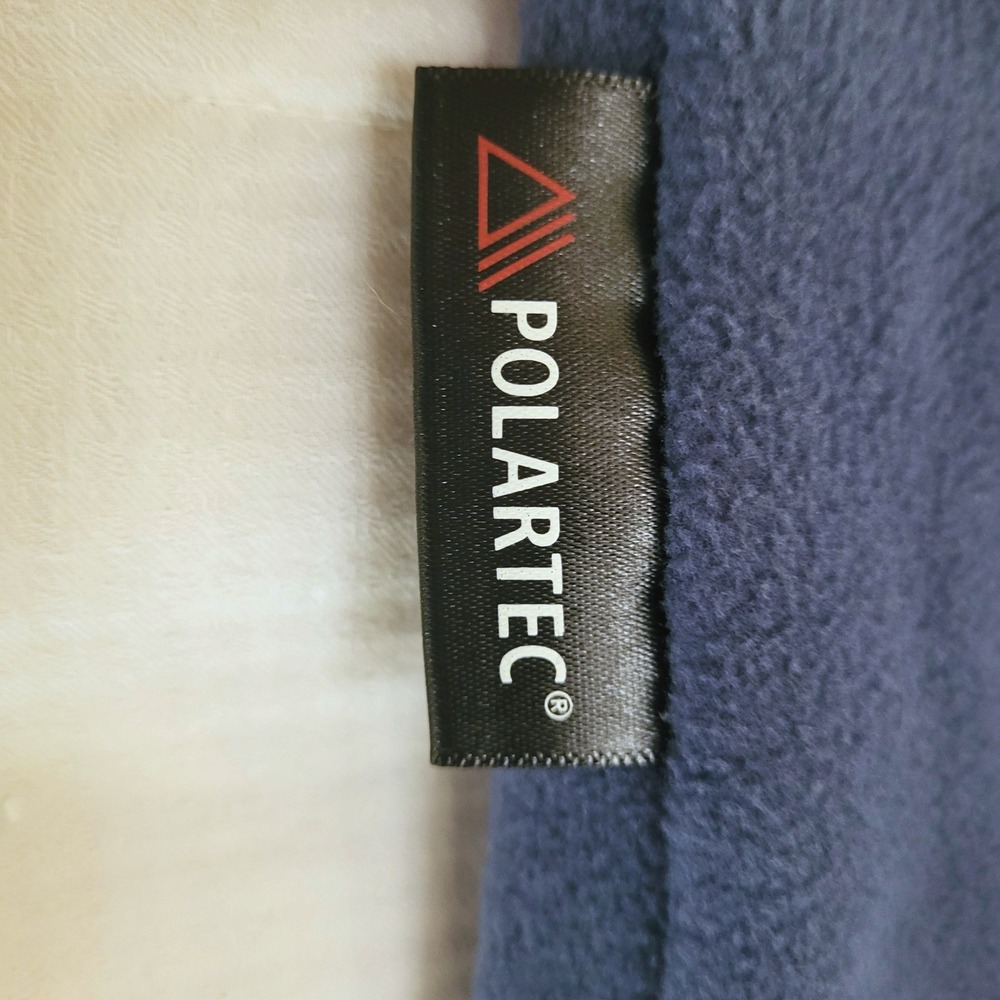 Helly Hansen Mount Blue Gray Polar Fleece 1/4 Zip Pullover Sweater Men's XXL - Picture 6 of 10
